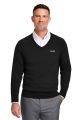 Brooks Brothers Cotton Stretch V-Neck Sweater - BB18400